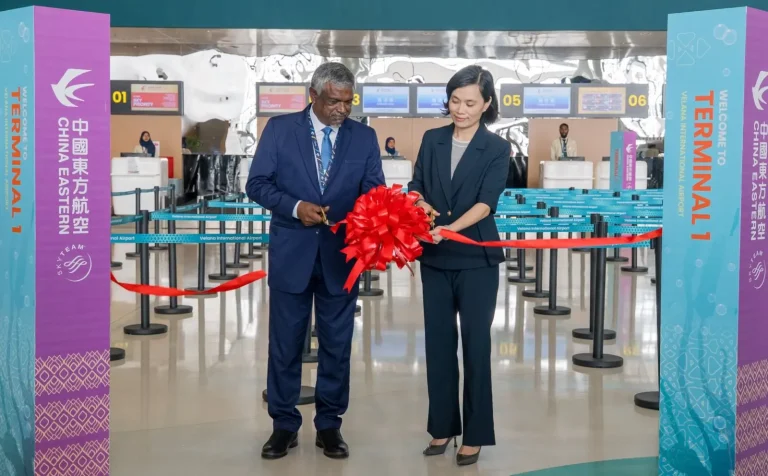 ވީއައިއޭގެ އައު ޓާމިނަލް އިން ޗައިނާގ އީސްޓާން އެއާލައިންސްއަށް ހިދުމަތް ދޭން ފަށައިފި