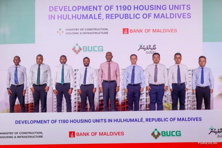 ހުޅުމާލެ ދެވަނަ ފިޔަވަހީގައި އިމާރާތްކުރާ 1،190 ފްލެޓުގެ ޢަމަލީ މަސައްކަތް ފަށައިފި