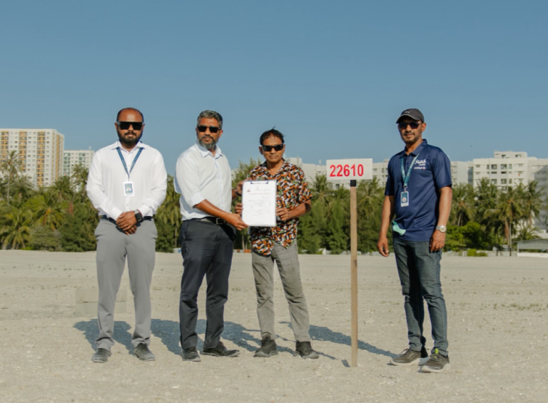 ހުޅުމާލެ ފޭސް ތިނަކުން ގޯތި ލިބުނު ފަރާތްތަކަށް ބިން ހަވާލުކުރުމުގެ މަސައްކަތް ފަށައިފި