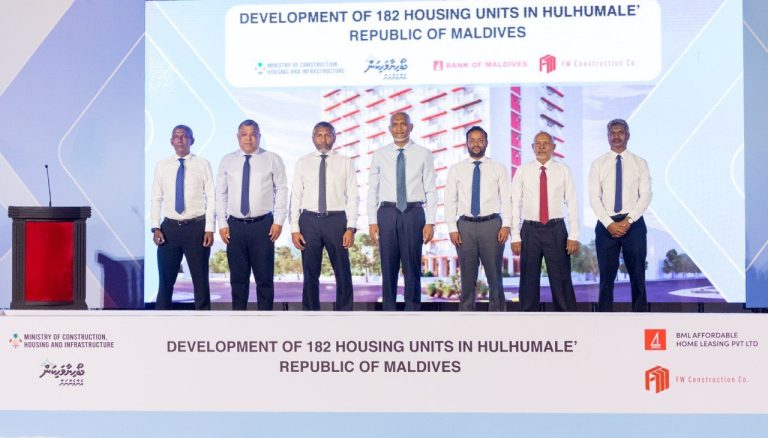 ހުޅުމާލޭގައި 182 ފްލެޓުގެ މަަސައްކަތް ފަށައިފި