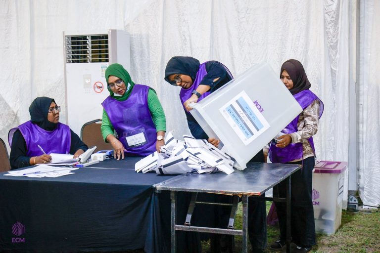 ހިތަދޫ އުތުރު ދާއިރާގެ ބައި-އިލެކްޝަންގެ ވޯޓު ފޮށިތައް ބަންދުކޮށް، ވޯޓު ގުނަން ފަށައިފި
