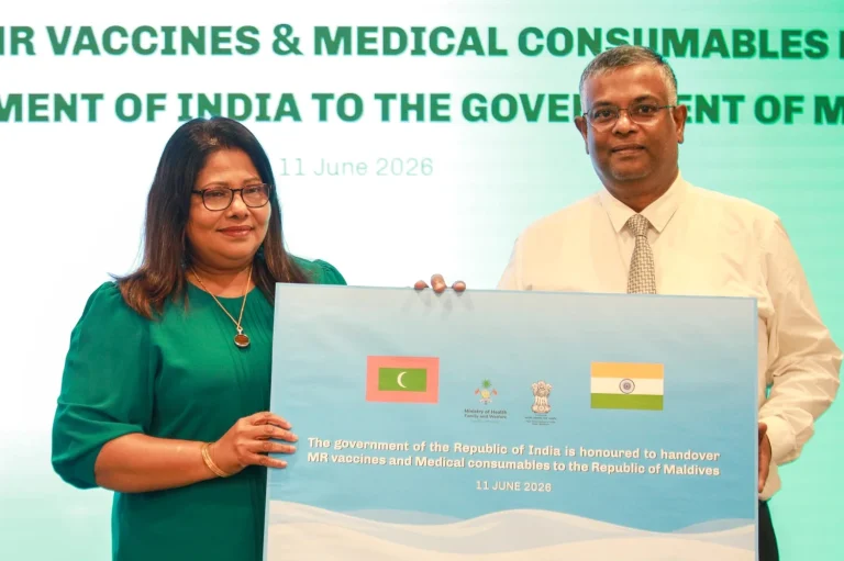 ހިމަބިހި ކޮންޓްރޯލްކުރަން އިންޑިއާއިން ރާއްޖެއަށް ވެކްސިން ހަދިޔާކޮށްފި