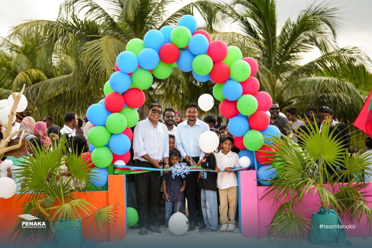 މާޅެންދޫ އަދި ކުޑަފަރީގައި ތަރައްޤީކުރި ކުޑަކުދިންގެ ޕާކު ރަސްމީކޮށް ހުޅުވައިފި